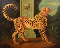 Large William Skilling Cheetah Painting - Sold for $6,250 on 05-02-2020 (Lot 104).jpg